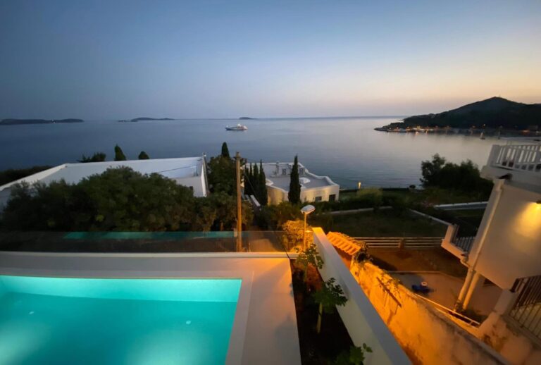 Photos of Dubrovnik Villa Turquoise night view by pool