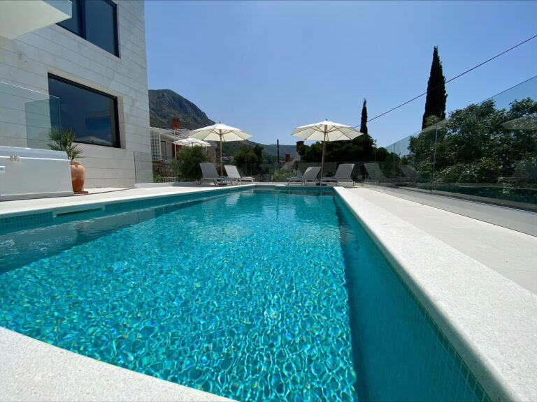 Poolside at Dubrovnik Villa Turquoise