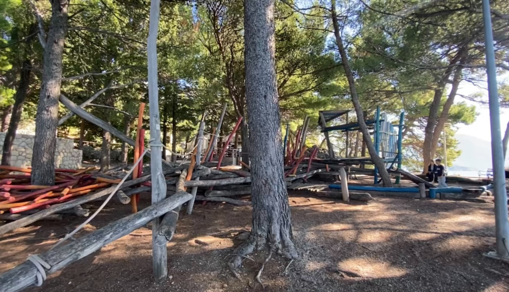 Children's playground in Mlini Croatia